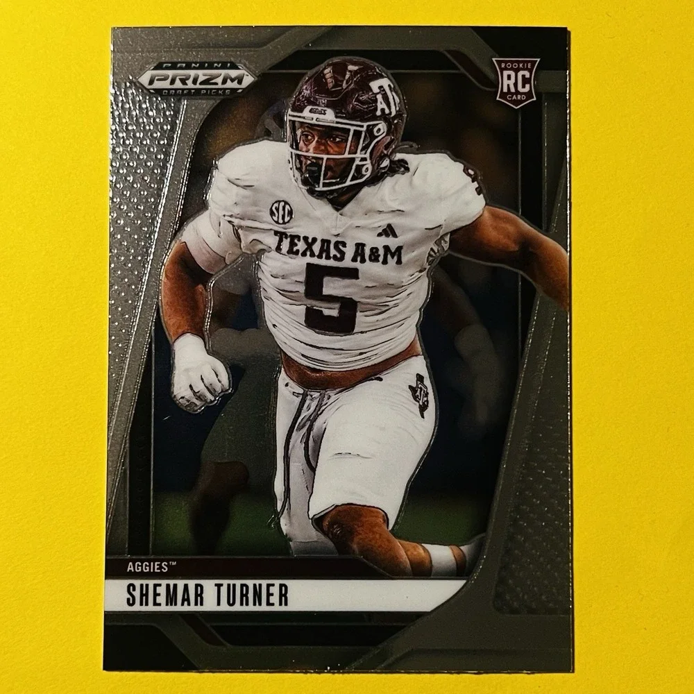 2025 Panini Prizm Draft Picks Shemar Turner RC #133 Texas A&M Rookie Card